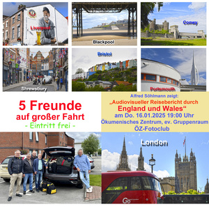 Plakat England-Show am 16.1.2025