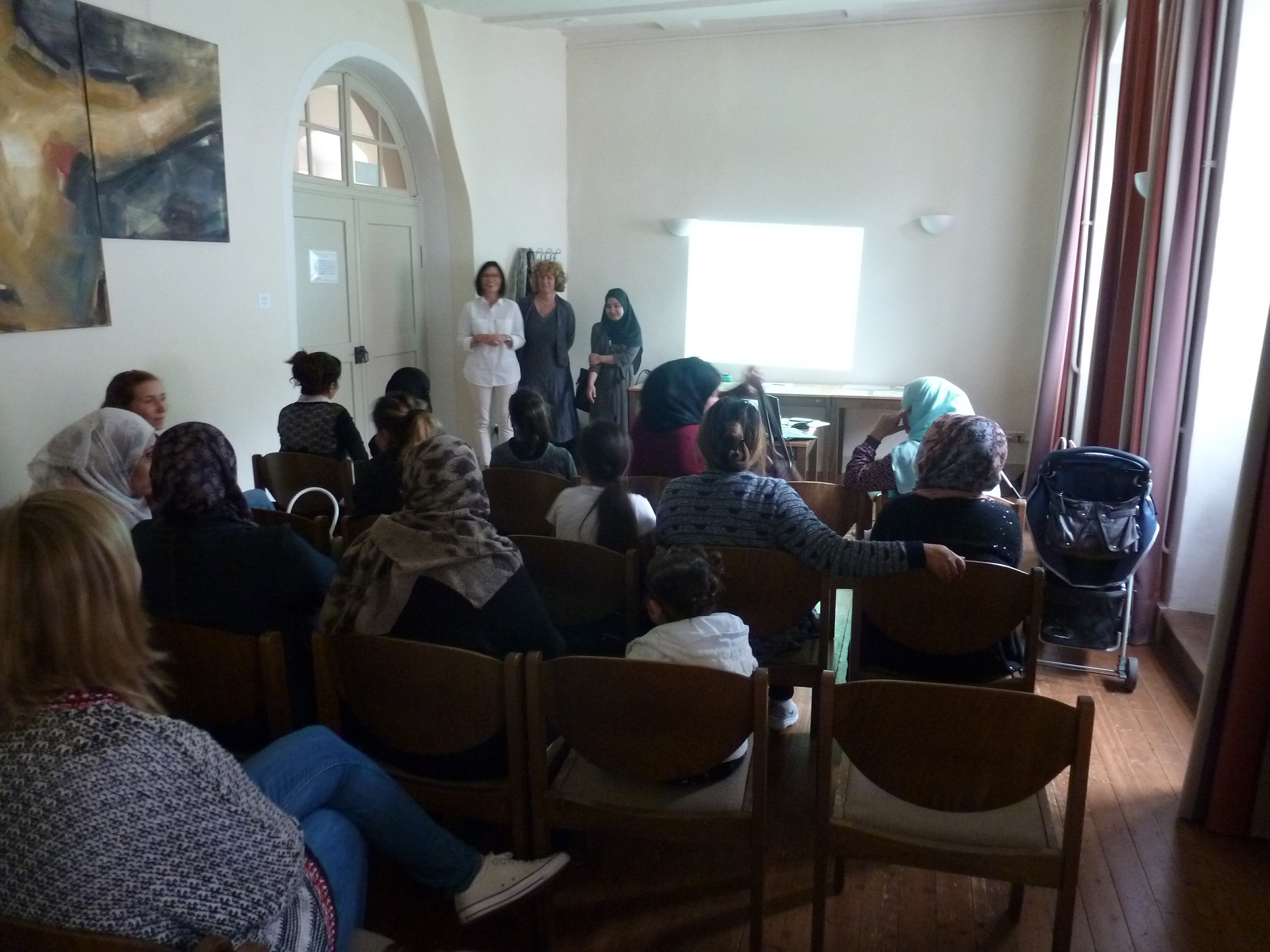 Beim Mietkurs des Projektes FairMieten