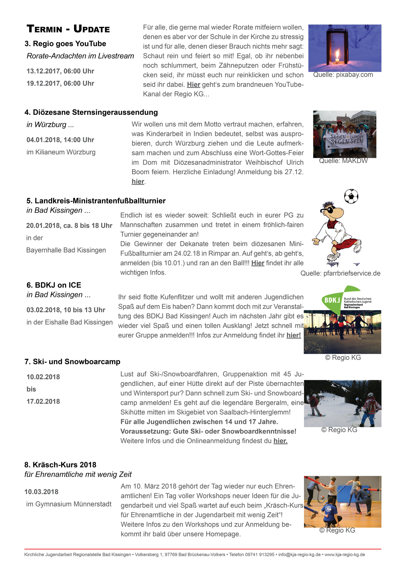 Bilder Newsletter Dezember 17