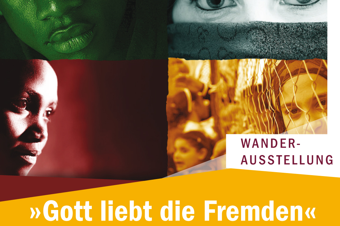 gott liebt die Fremden - Plakat